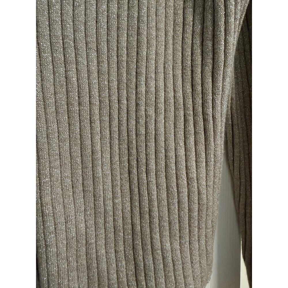 Gold Sparkly Cardigan Size XXl - Picture 3 of 5
